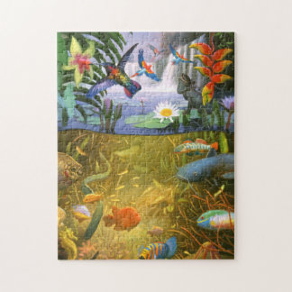 Rainforestdjurlivpussel Pussel