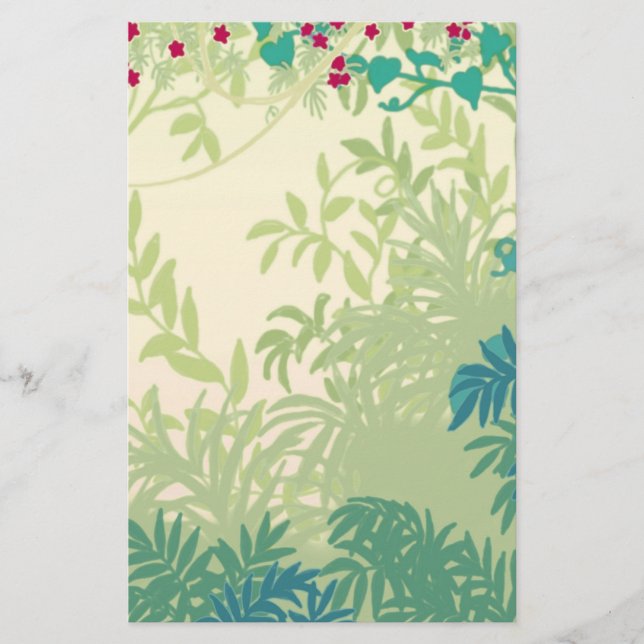 Rainforesten planterar brevpapper (Framsida)