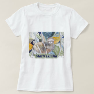 RainforestSloth i trädT-tröja Panama T Shirt