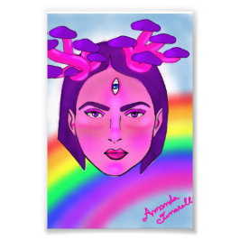 Rainha cogumelo  fototryck