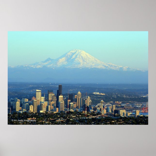 Rainier Beyond Seattle Poster (Framsidan)