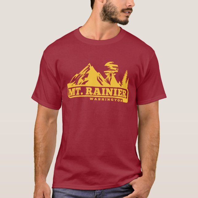 Rainier Mountain T Shirt (Framsida)
