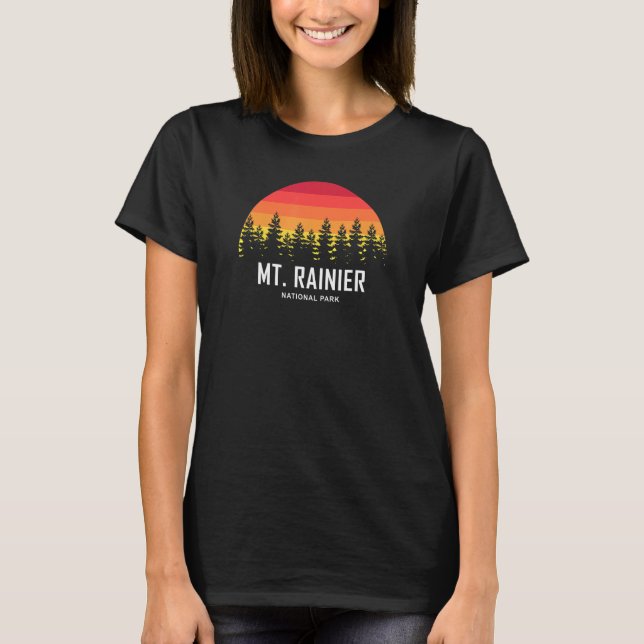 Rainier National Park_3 T Shirt (Framsida)