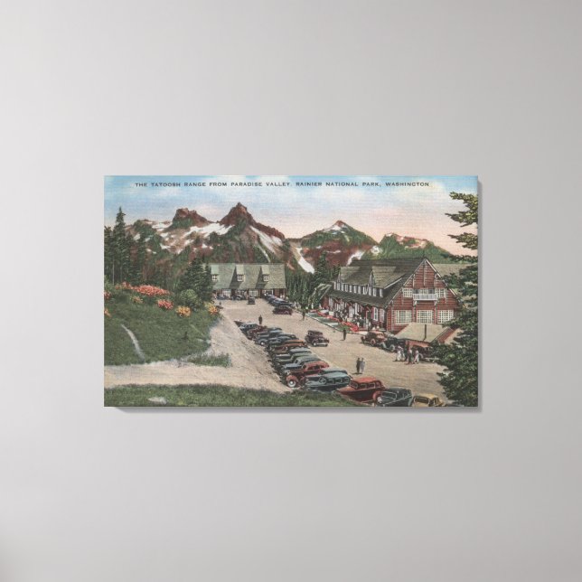 Rainier National Park - Tatoosh Canvastryck (Framsida)