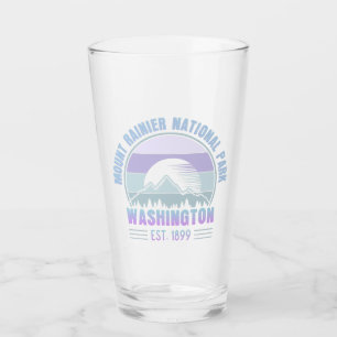 Rainier National Park Washington Retro Glaskopp