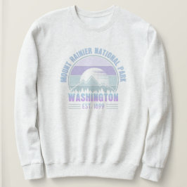 Rainier National Park Washington Retro T Shirt