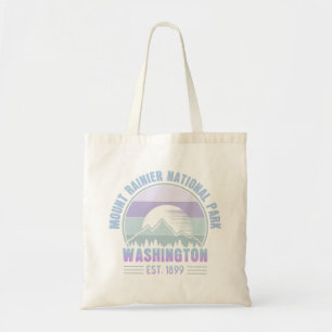 Rainier National Park Washington Retro Tygkasse