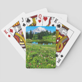 Rainier National Park Wildblommor Casinokort