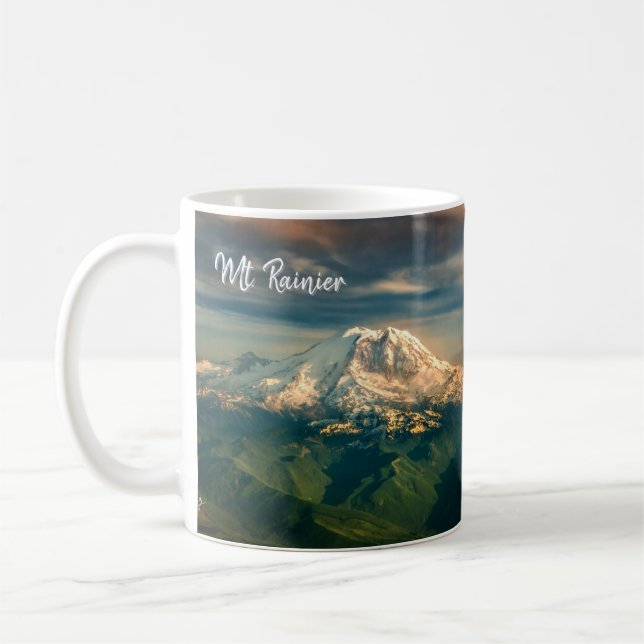 Rainier nationalpark i Washington Kaffemugg (Vänster)