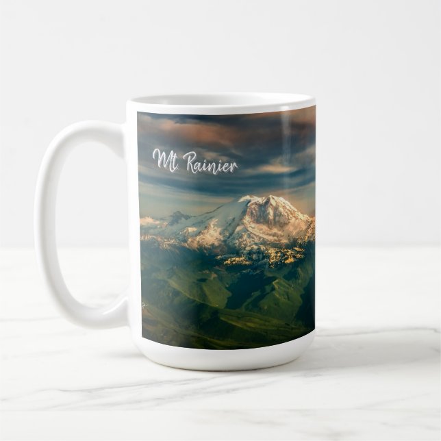 Rainier nationalpark i Washington Kaffemugg (Vänster)