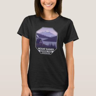 Rainier nationalpark Washington Cabin Retro T Shirt
