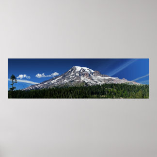 Rainier Panorama 3 Poster
