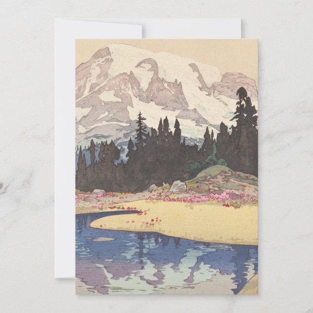 Rainier (Reniya-Yama) American Series Hiroshi Inbjudningar (Framsida)