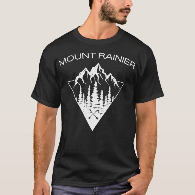 Rainier Shirt Mt Rainier National Park Moun T Shirt (Framsida)