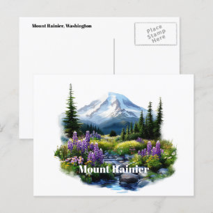 Rainier-vykort Vykort