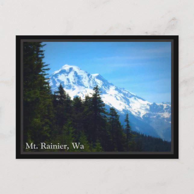 Rainier, Wa-vykort Vykort (Framsida)