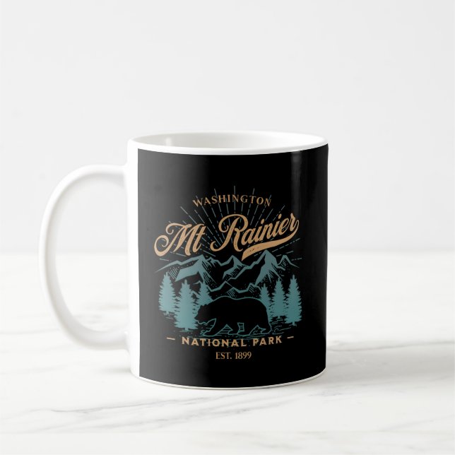 Rainiers nationalparksbjörn kaffemugg (Vänster)