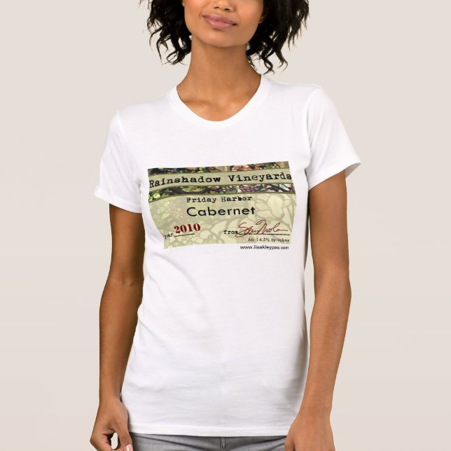 RainshadowvägCabernet skjorta Tee (Framsida)
