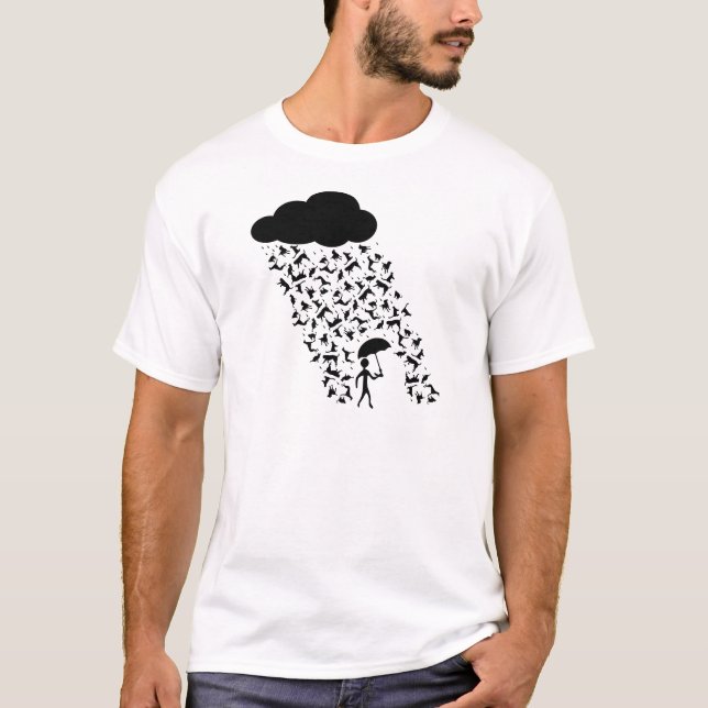 rainstorm dog t shirt (Framsida)