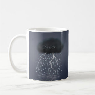Rainstorm & Lightning Gothic Fantasy Anpassningsba Kaffemugg