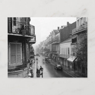 Rainswept Royal Street Postcard Vykort