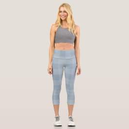 Rainy Blue Star Speckled Gingham