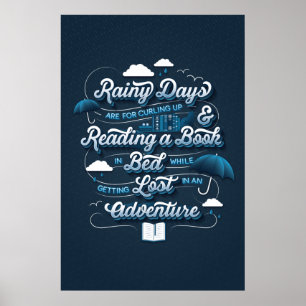 Rainy Day Äventyr Poster (24x36)