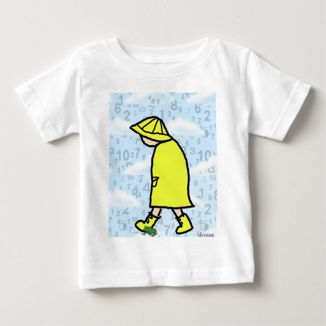 Rainy Day Boy Infant Shirt T-shirt (Framsida)