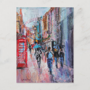 Rainy Day Carnaby Street Vykort