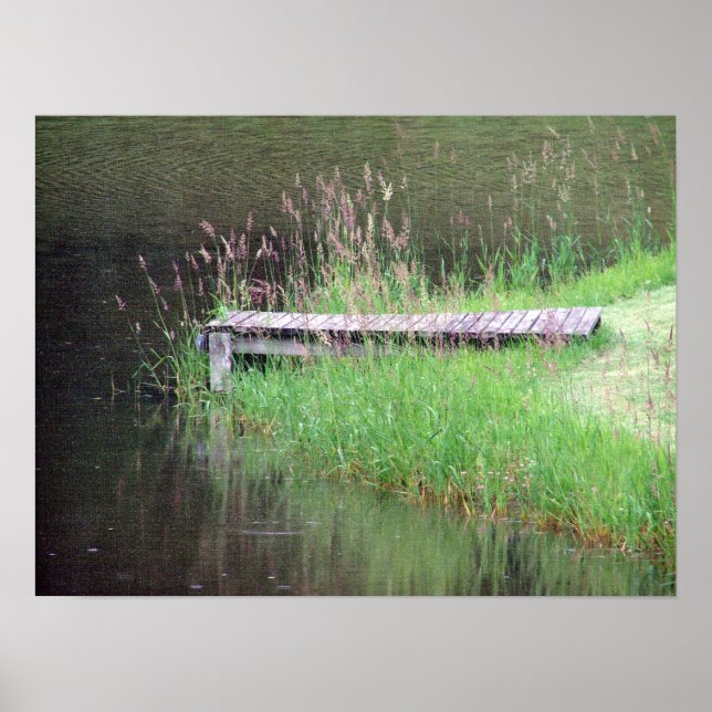 Rainy Day Dock Poster (Framsidan)