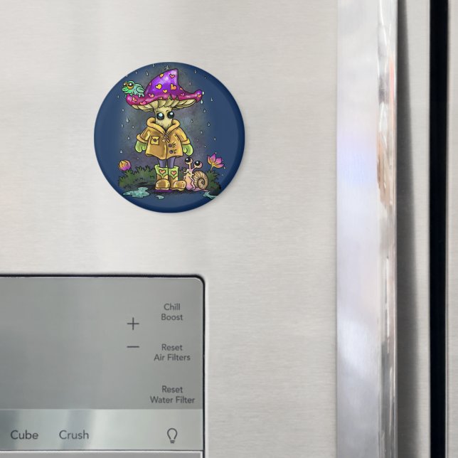 Rainy Day Friends Magnet (In Situ (Fridge))