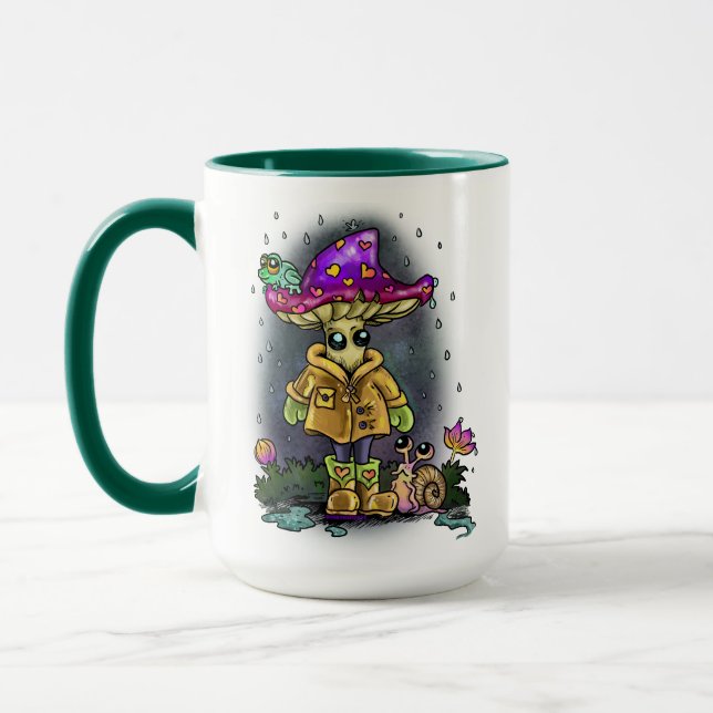 Rainy Day Friends Mugg (Vänster)
