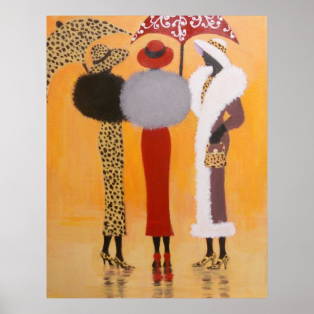 RAINY DAY FRIENDS POSTER (Framsidan)