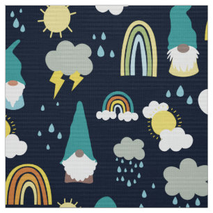 Rainy Day Gnomes Rainbow Kids Tyg