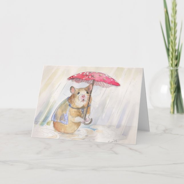 Rainy Day - Go Away! av Christina Siravo Kort (Framsida)