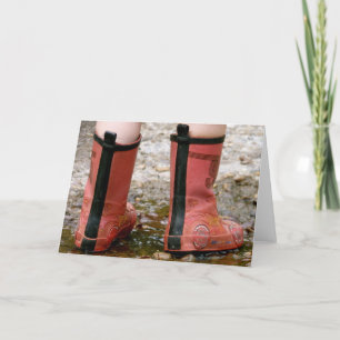 Rainy Day Greeting Card Kort