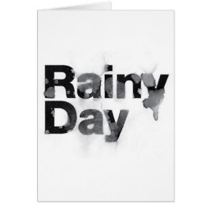 Rainy Day Hälsningskort