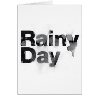 Rainy Day Hälsningskort