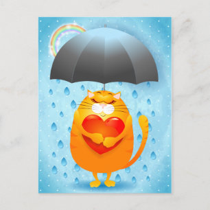 Rainy Day Helg Vykort