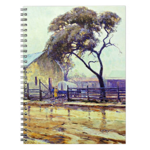 Rainy Day in Bandera av Julian Onderdonk Anteckningsbok