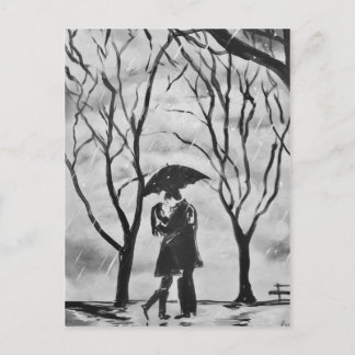 Rainy Day kisses Vykort