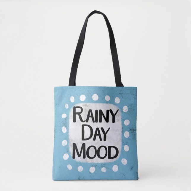 Rainy Day Mood Tote Bag Tygkasse (Framsida)