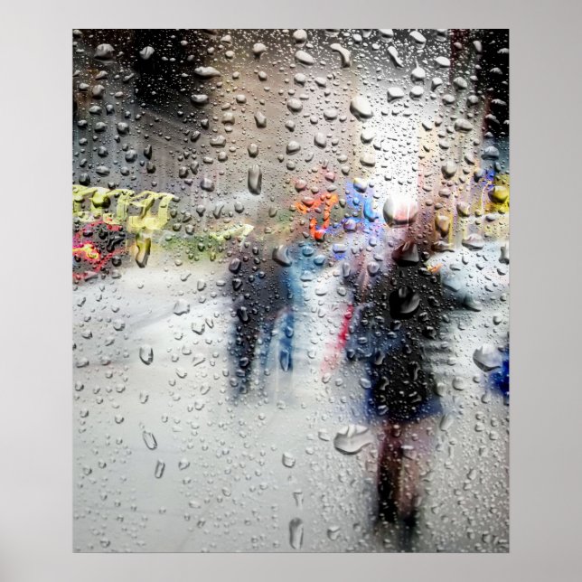 Rainy Day NYC-Abstrakt Poster (Framsidan)