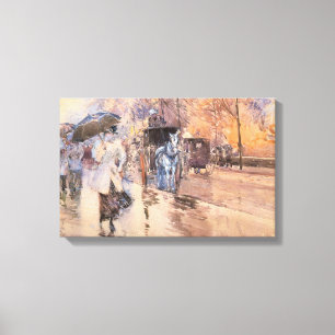 Rainy Day on Femte Avenue (New York City) Canvastryck