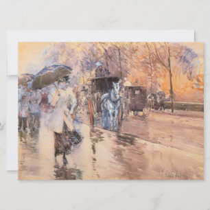 Rainy Day on Femte Avenue (New York City) Kort