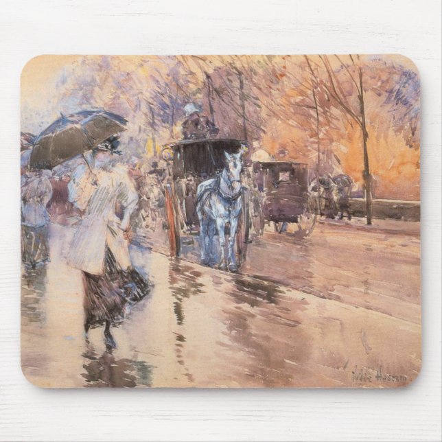 Rainy Day on Femte Avenue (New York City) Musmatta (Framsidan)