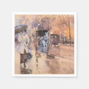 Rainy Day on Femte Avenue (New York City) Pappersservett