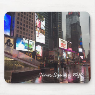 Rainy Day på Times Square New York City NYC Musmatta
