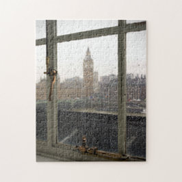 Rainy Day View of Big Ben - 11 x 14 - 252 pc Pussel