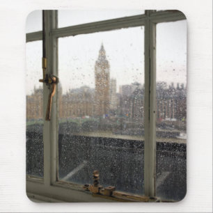 Rainy Day View on Big Ben - London Mouse Pad Musmatta